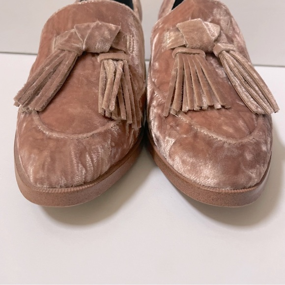Rebecca Minkoff Edie Velvet Tassel Loafers Size 8 - Picture 5 of 13